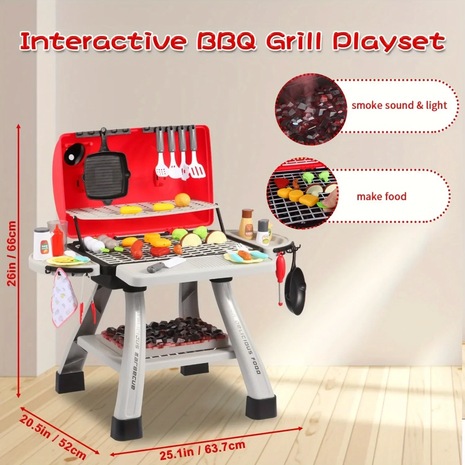 Barbecue Grill Toy Set Kids BB - огляд і ціна Camping Cooking With Kids