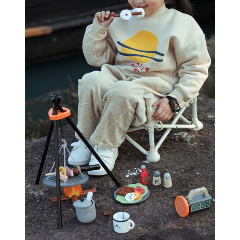 Wooden Camping Pretend Play Se - огляд і ціна Camping Cooking With Kids