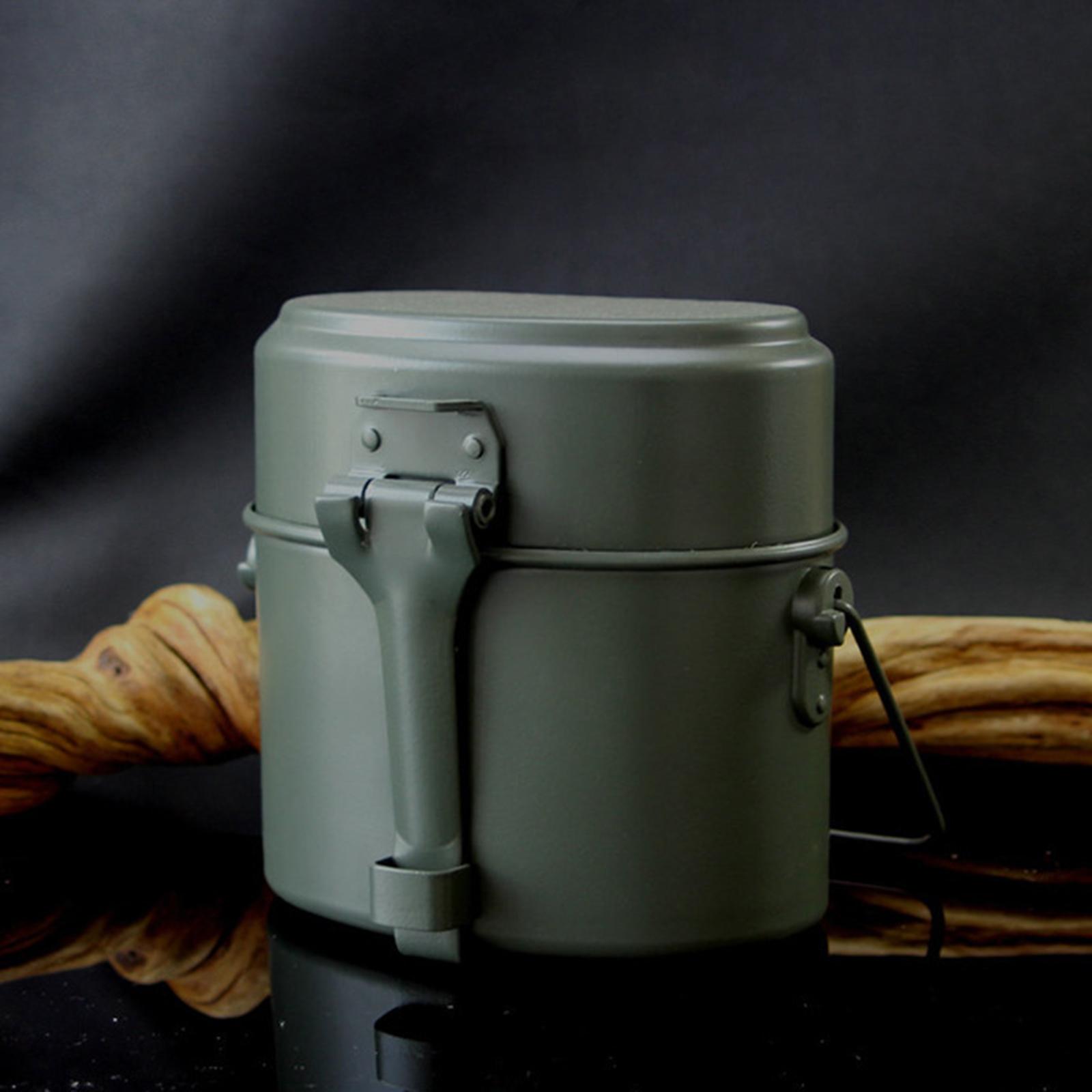 Lunch Box Mess Kit Pot and Pan - огляд і ціна Camping Cooking Kit Box