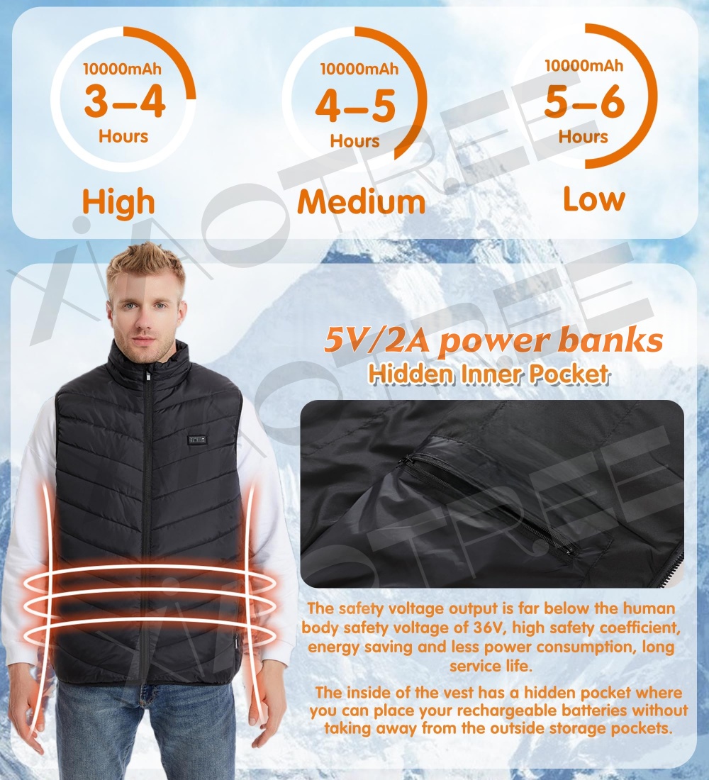 28/9 Areas Heated Vest Men Jac - огляд і ціна Camping Cooking Electric