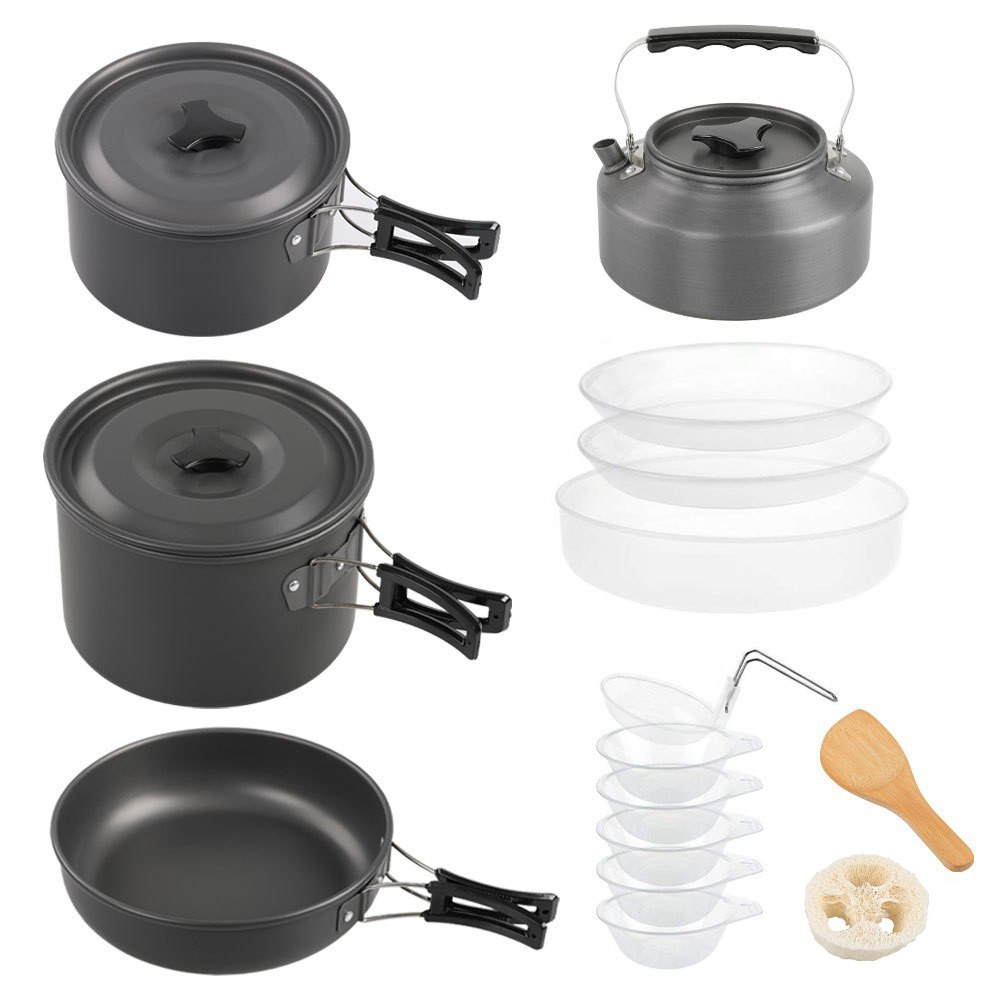 Outdoor large cooking set, 2-4 - огляд і ціна Camping Cooking Pot Large