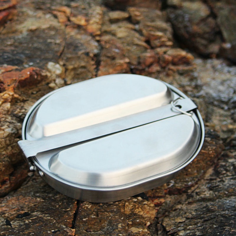 US Military Mess Kit, Retro Me - огляд і ціна Camping Cooking Kit Box