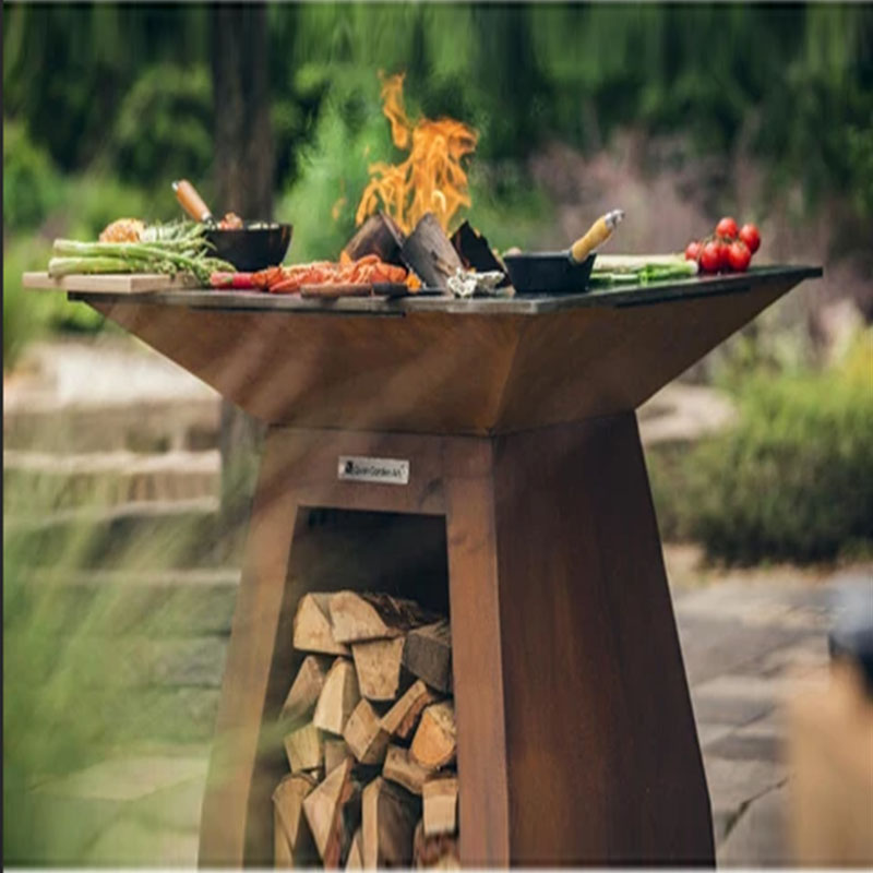Customized Corten Steel BBQ Gr - огляд і ціна Camping Cooking Equipment Electric
