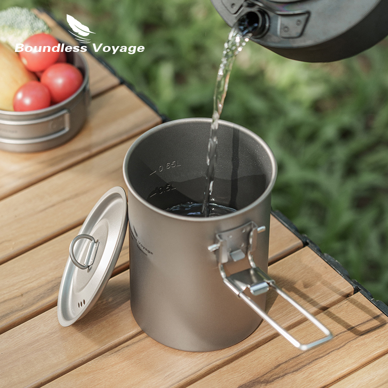 Boundless Voyage 900ml Titaniu - огляд і ціна Camping Cooking Mesh