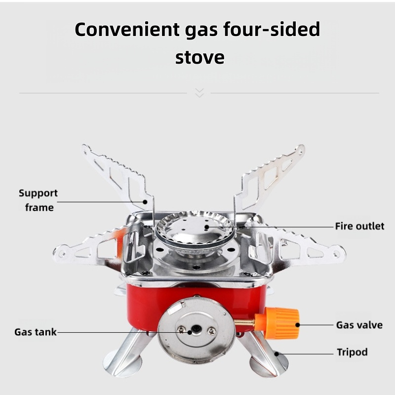 Outdoor Mini Square Stove Camp - огляд і ціна Camping Cooking Ovens