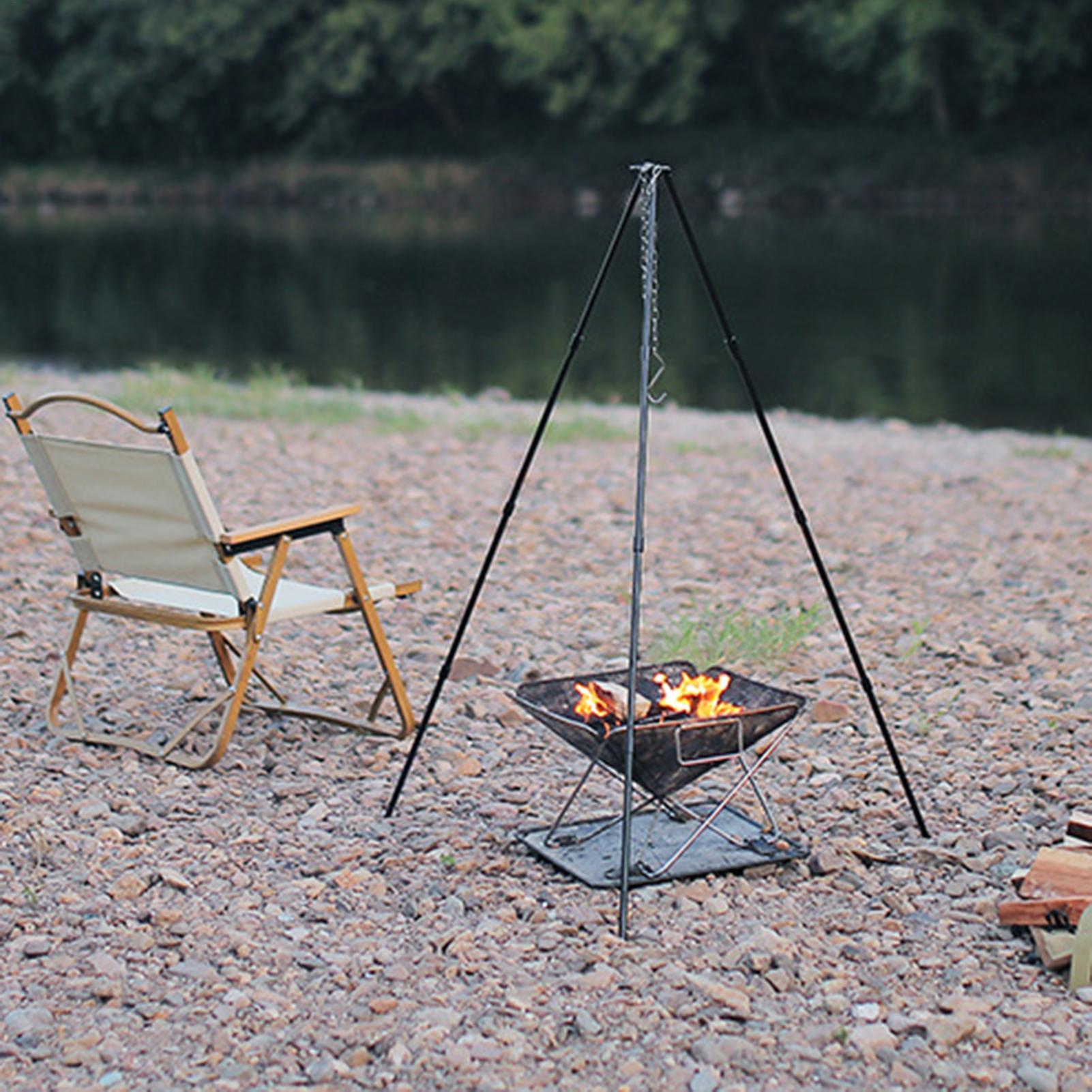 Outdoor Large Bonfire Tripod P - огляд і ціна Camping Cooking Pot Large