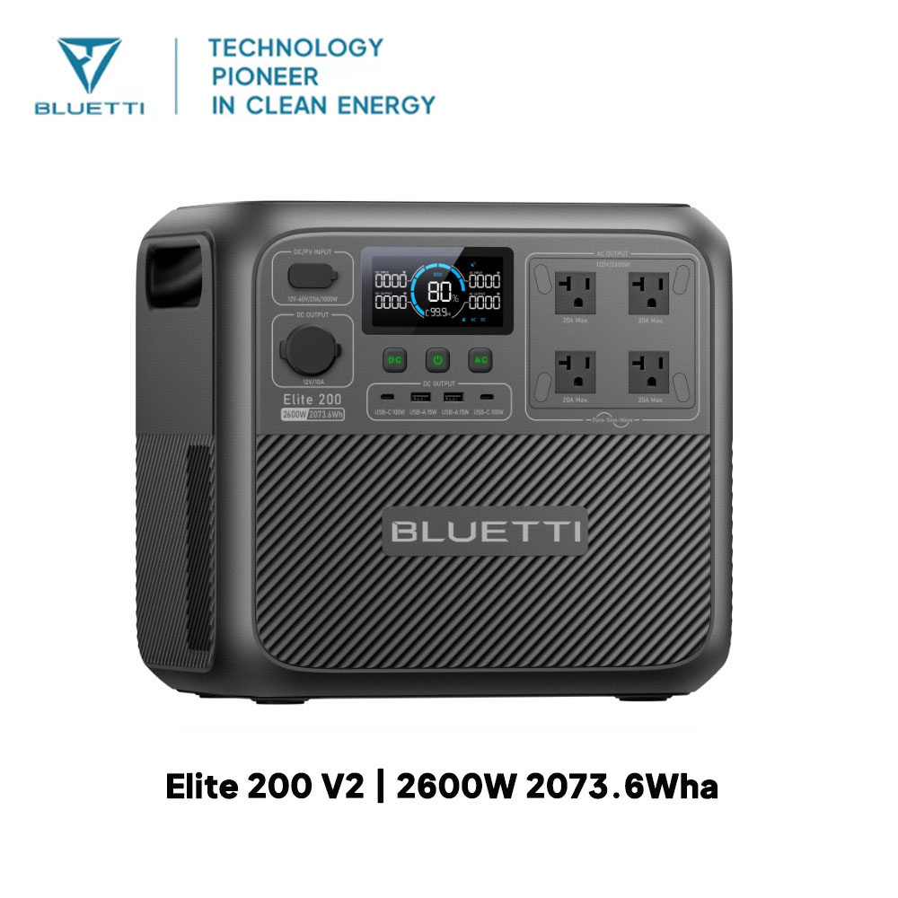 【Renew】BLUETTI Elite 200 V2 Po - огляд і ціна Camping Cooking Heater