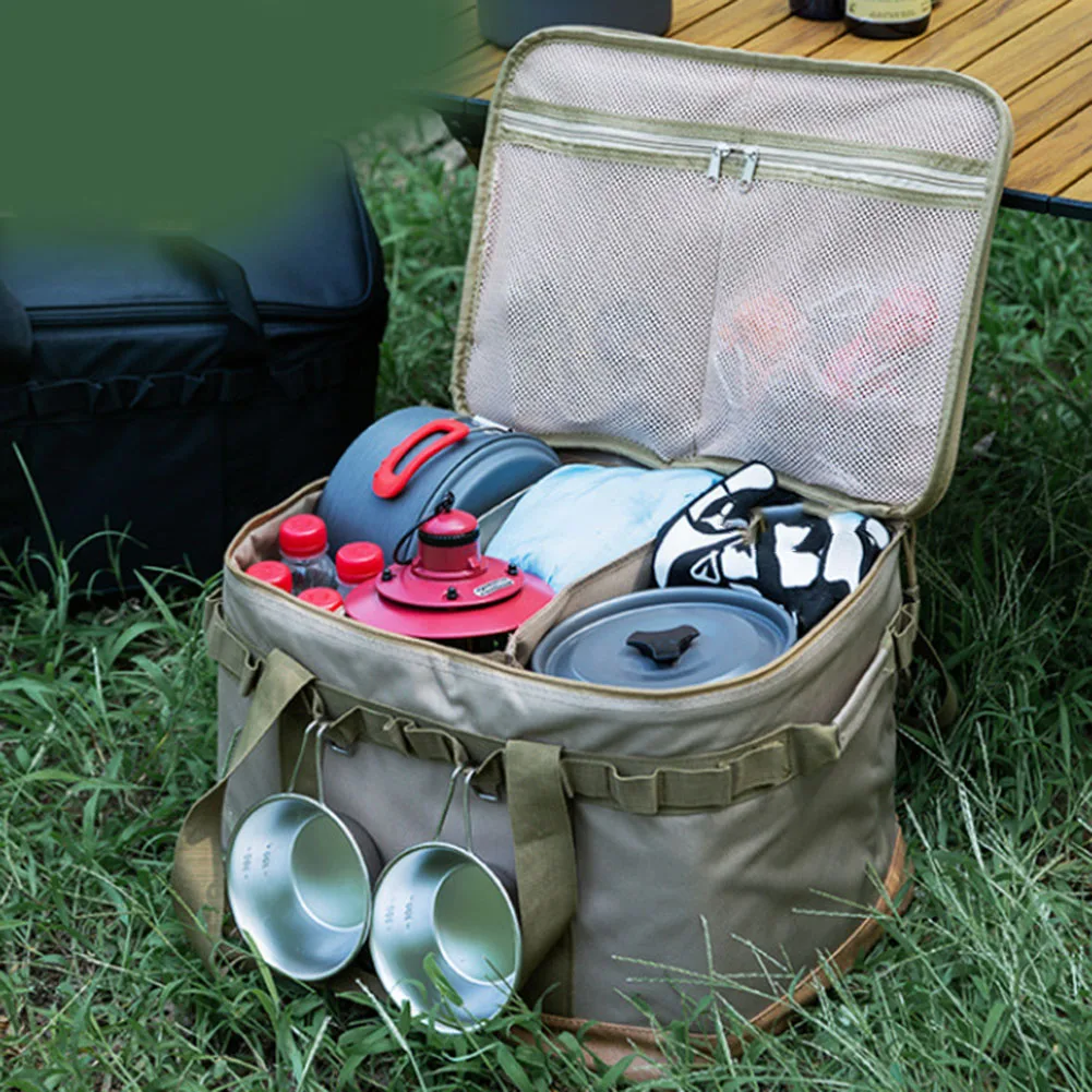 Outdoor Camping Storage Bag Pi - огляд і ціна Camping Cooking Kit Box