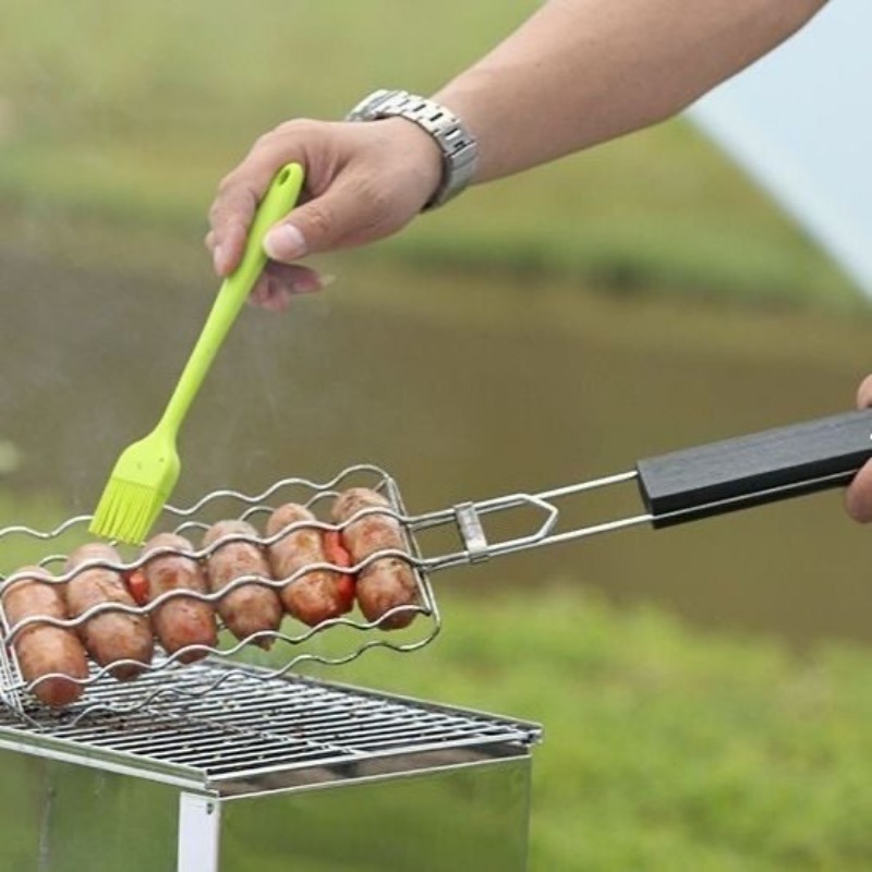 Portable Camping BBQ Grill Com - огляд і ціна Camping Cooking Easy