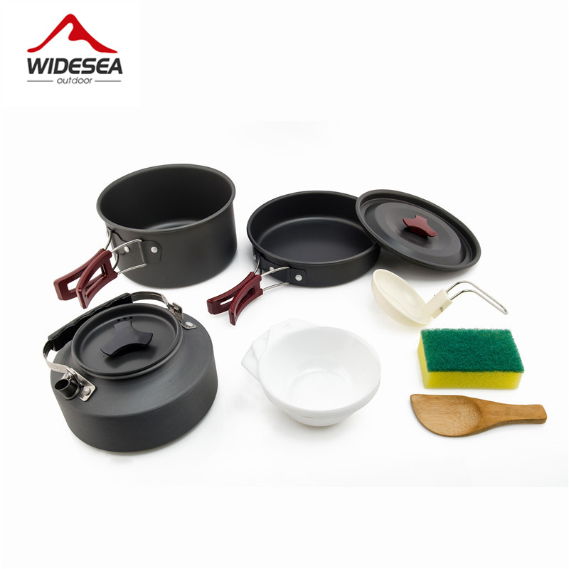 Widesea Camping Cookware Set O - огляд і ціна Camping Cooking Kit Box