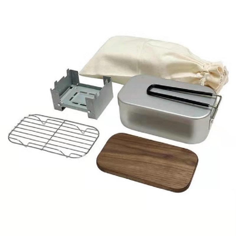 Outdoor Aluminium Mess Kit, St - огляд і ціна Camping Cooking Kit Box
