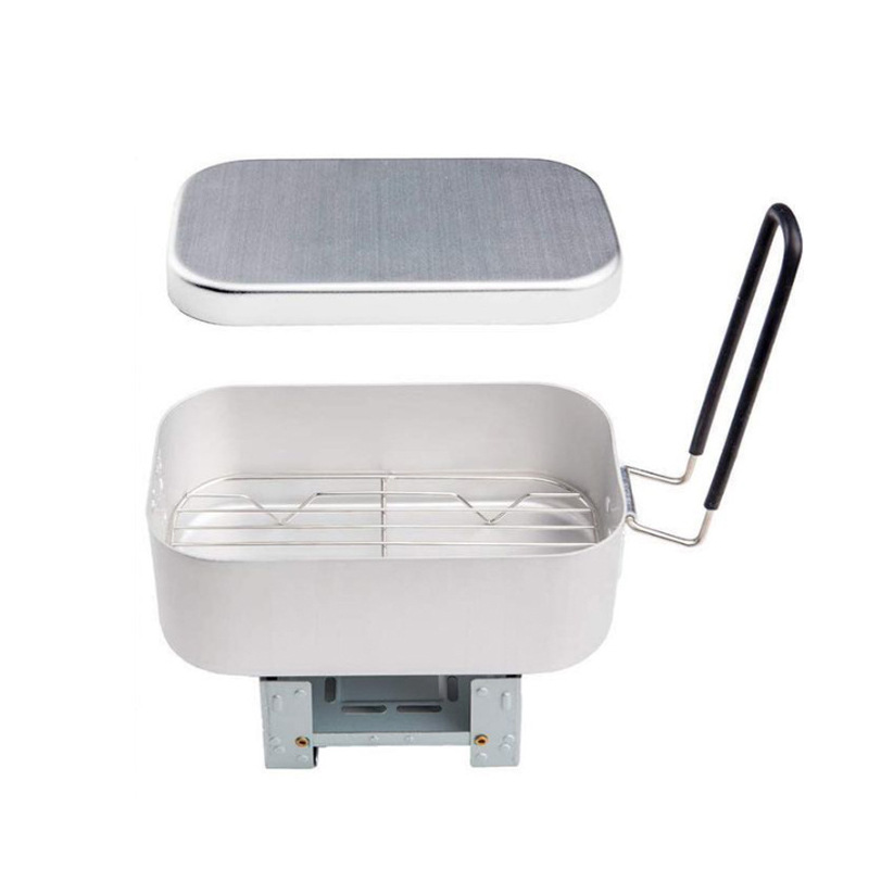 Outdoor Aluminium Mess Kit, St - огляд і ціна Camping Cooking Kit Box