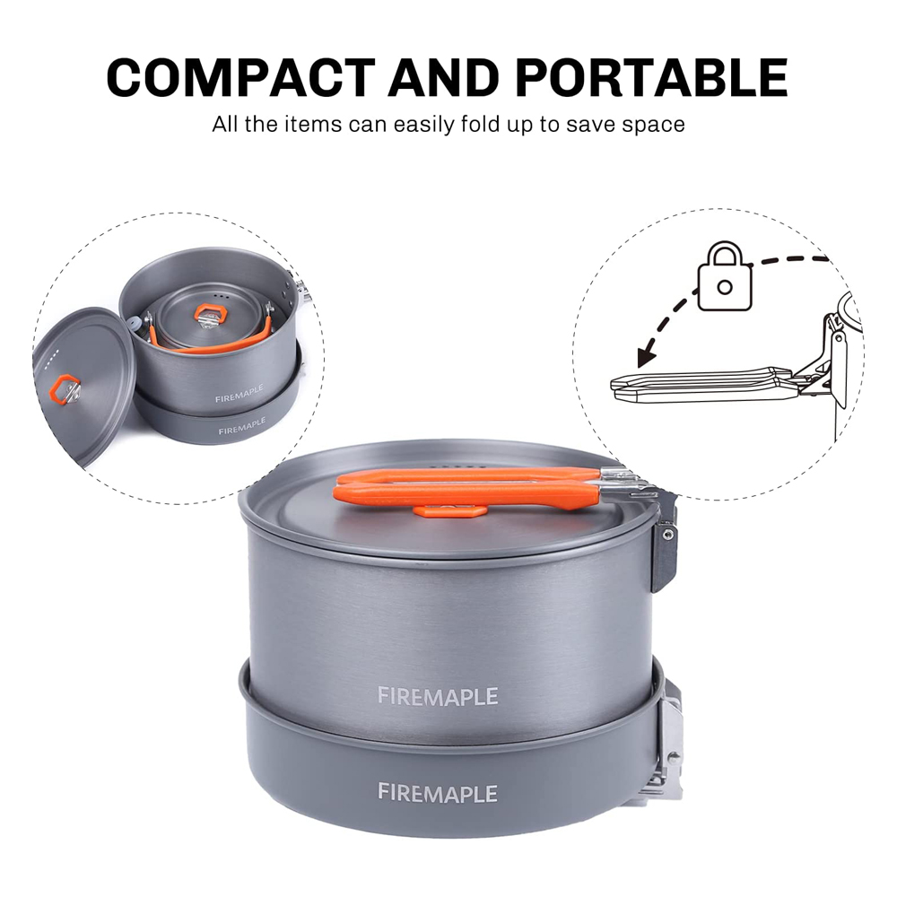 Fire Maple Camping Cookware Ut - огляд і ціна Camping Cooking Full Set