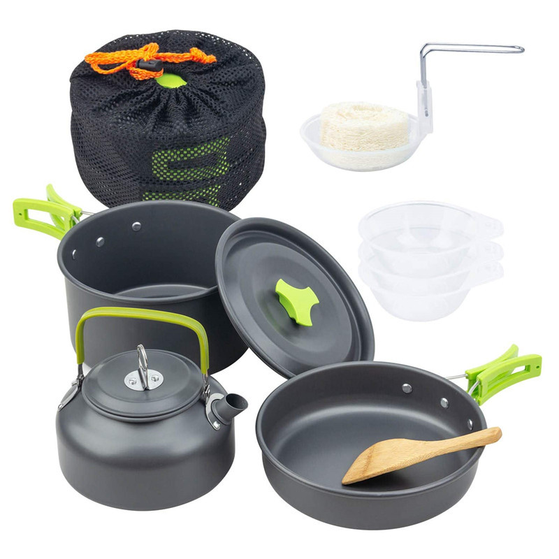 Outdoor Camping Cookware Kit A - огляд і ціна Camping Cooking Kit Box