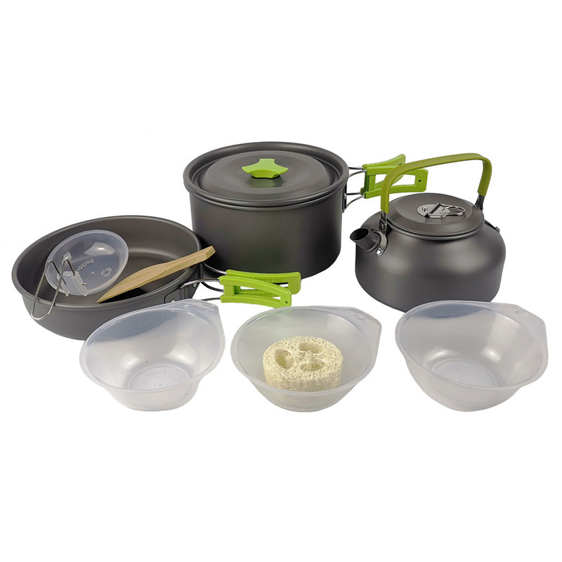 Outdoor Camping Cookware Kit A - огляд і ціна Camping Cooking Kit Box