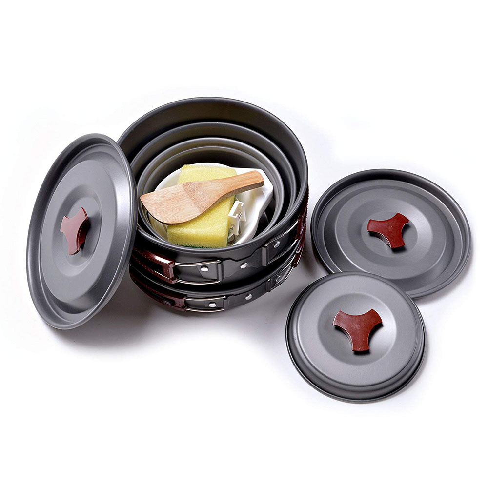 Outdoor Camping Cookware Kit N - огляд і ціна Camping Cooking Full Set
