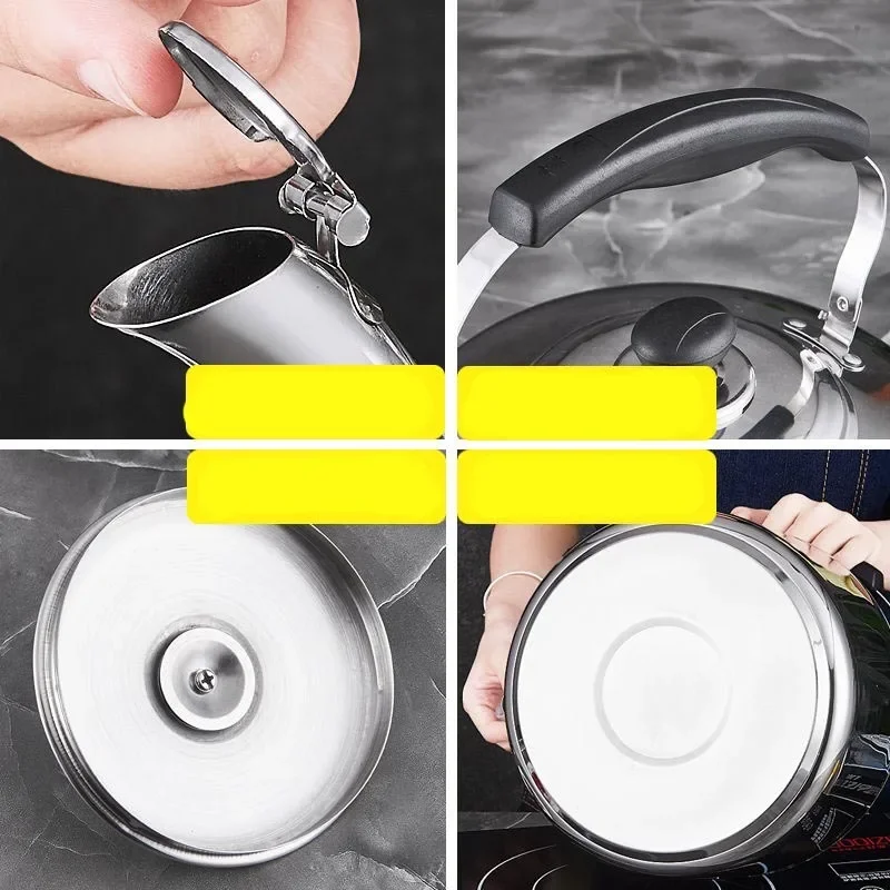 Stainless Steel Kettle Soundin - огляд і ціна Camping Cooking Pot Large