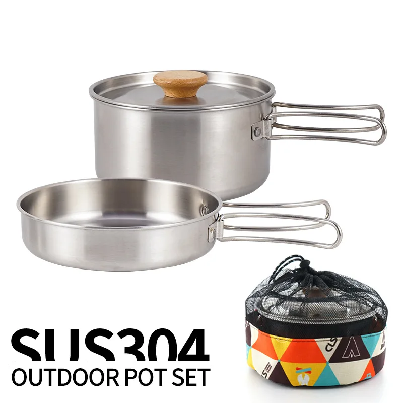 Outdoor Folding Cookware Set S - огляд і ціна Camping Cooking Kit Box