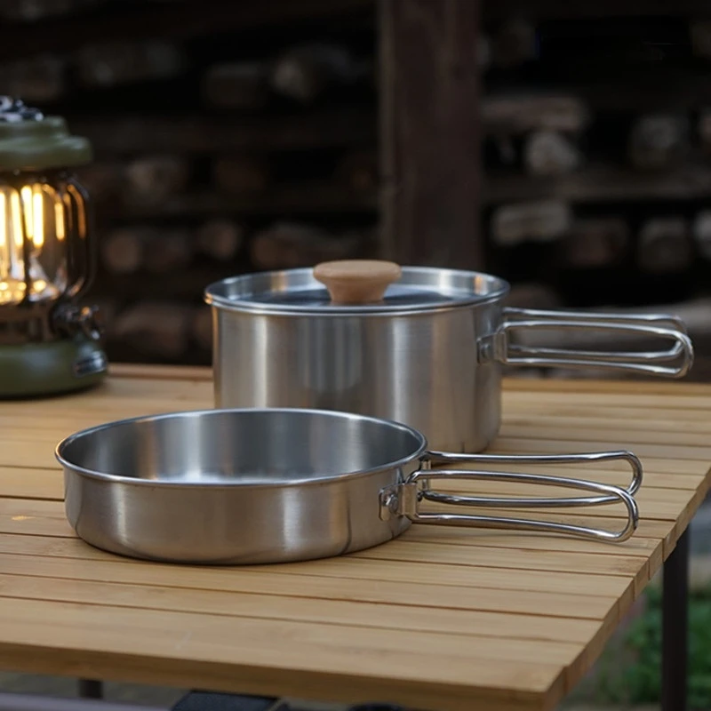 Outdoor Folding Cookware Set S - огляд і ціна Camping Cooking Kit Box