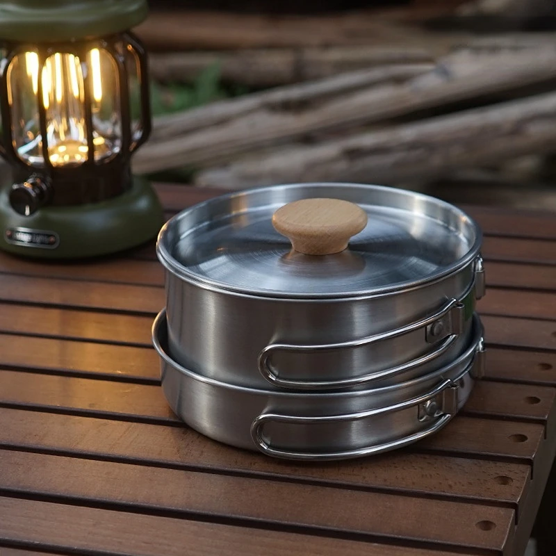 Outdoor Folding Cookware Set S - огляд і ціна Camping Cooking Kit Box